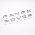 Range Rover Matte Grey Lettering Emblem – Bonnet/Tailgate Badge