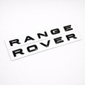 Range Rover Gloss Black Lettering Emblem – Bonnet & Boot Badge
